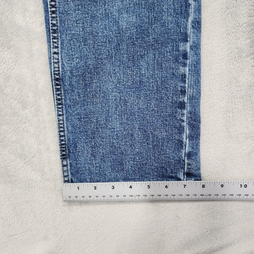 Wrangler Jeans Mens 32x36 Blue Retro Slim Straight Stretch Denim Medium Wash